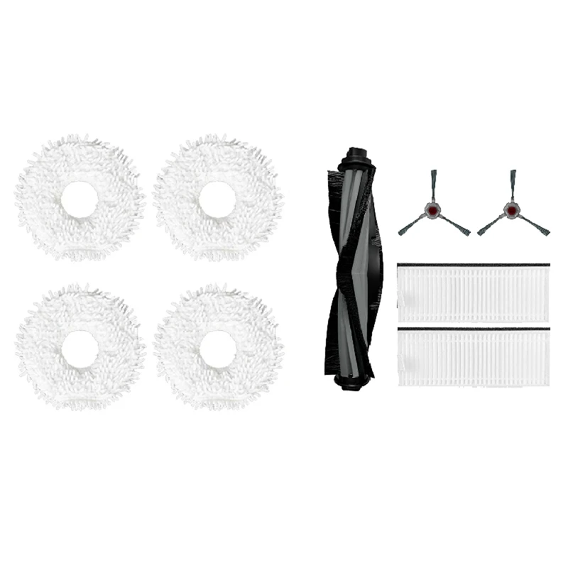

For Ecovacs Deebot N9 N9+Robot Vacuum Cleaner Steam Mop Microfiber Mop Cloth With Filter Main Brush Side Brush