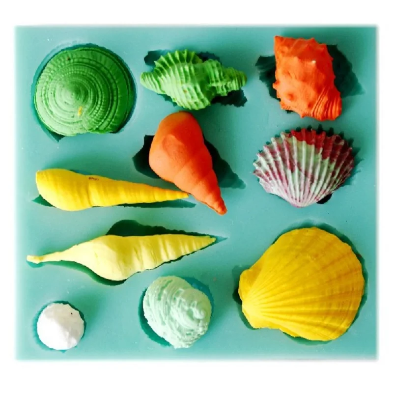 DIY Прекрасный Раковина Морская звезда раковины морской силиконовые формы