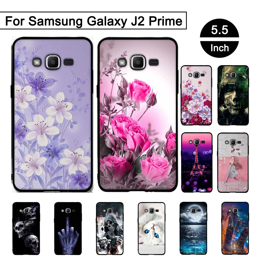 Мягкий чехол из ТПУ для Samsung Galaxy J2 Prime силиконовая задняя крышка G532F телефона