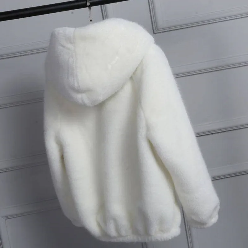 Женское пальто из искусственного меха коллекция 2019 года зимняя Корейская куртка