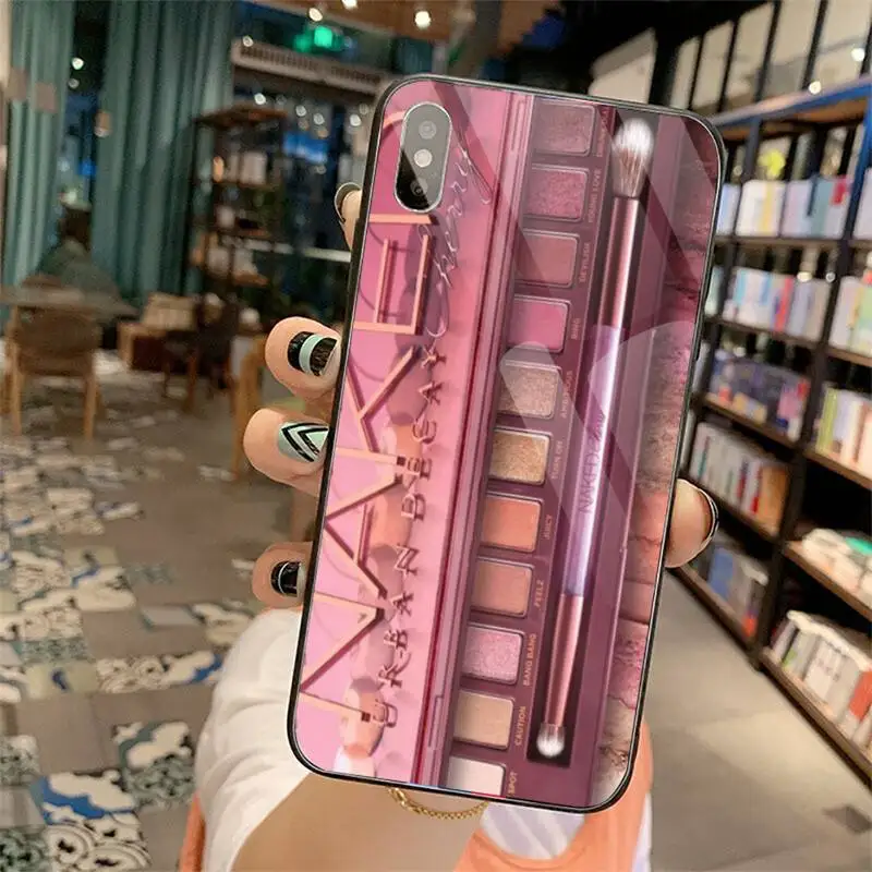 

Naked Palette Fashion Glam Makeup Phone Cases Tempered glass For iphone 5C 6 6S 7 8 plus X XS XR 11 PRO MAX