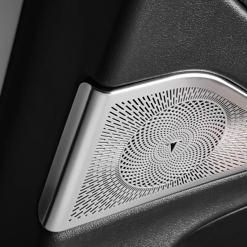 Новинка декоративная крышка для громкоговорителя наклейка Tesla Model 3 2021 стильные