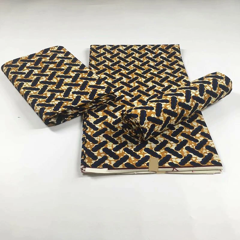 

2021 Новая горячая Распродажа Африканский Воск икань хлопковый материал в нигерийском стиле Анкара блок батик с принтами голландский ВЫСОКО...