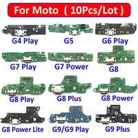 10pcs dock connector usb charger charging board port flex cable for moto g5 g4 g6 g7 g8 g9 play plus power lite one hyper macro