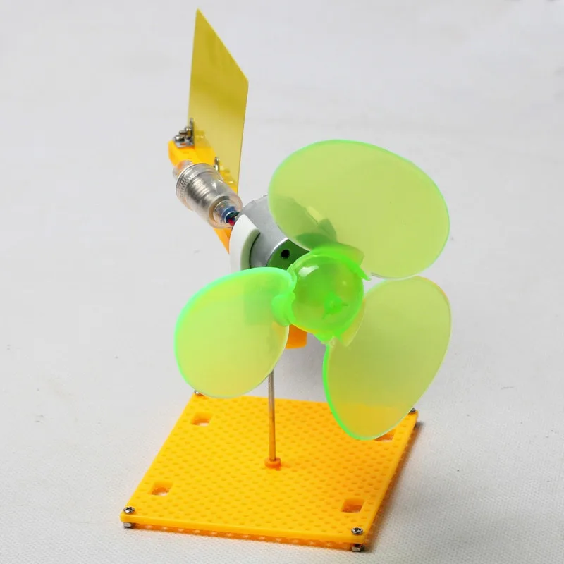 Миниатюрная модель ветряной турбины наборы сделай сам микро-генератор двигатель