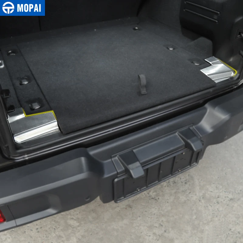 MOPAI внутреннее литье для Jeep Wrangler JL 2018 Автомобильный задний багажник на порог