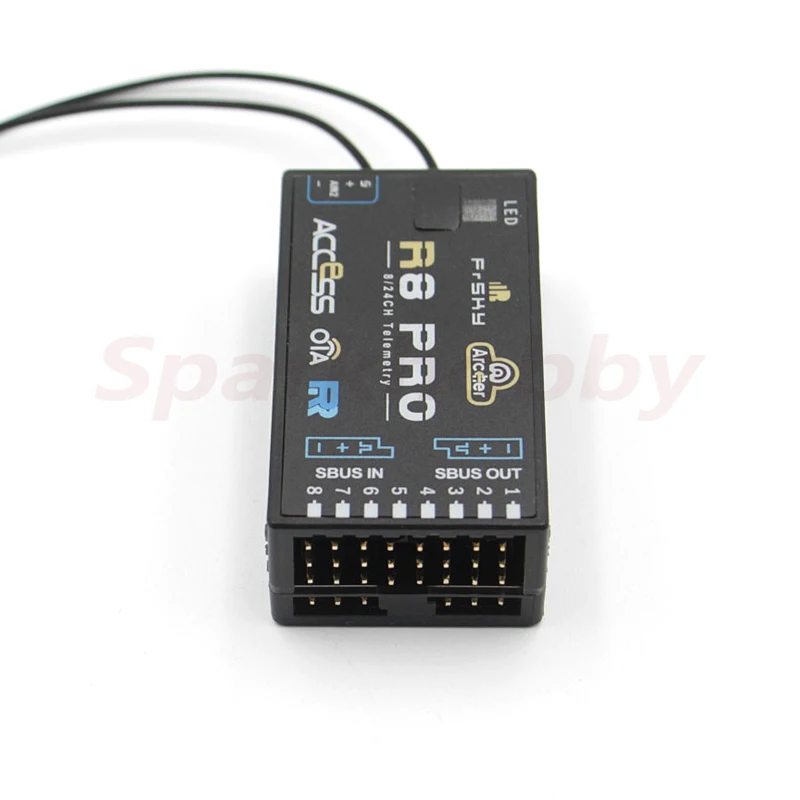 Приемник OTA доступа FrSky 2 4 ГГц ARCHER R8 Pro 8 высокоточных каналов PWM S.Port / F. Порт защита
