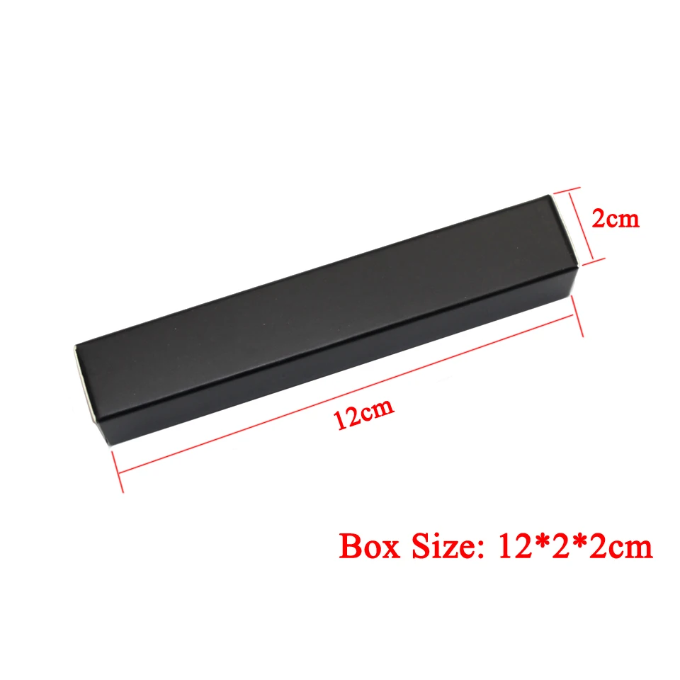 

Lip Gloss Packaging Boxes Empty Paper Customizable Logo Black/Holographic/Gold 12*2*2cm Lipstick Blank Storage Wrapping Box