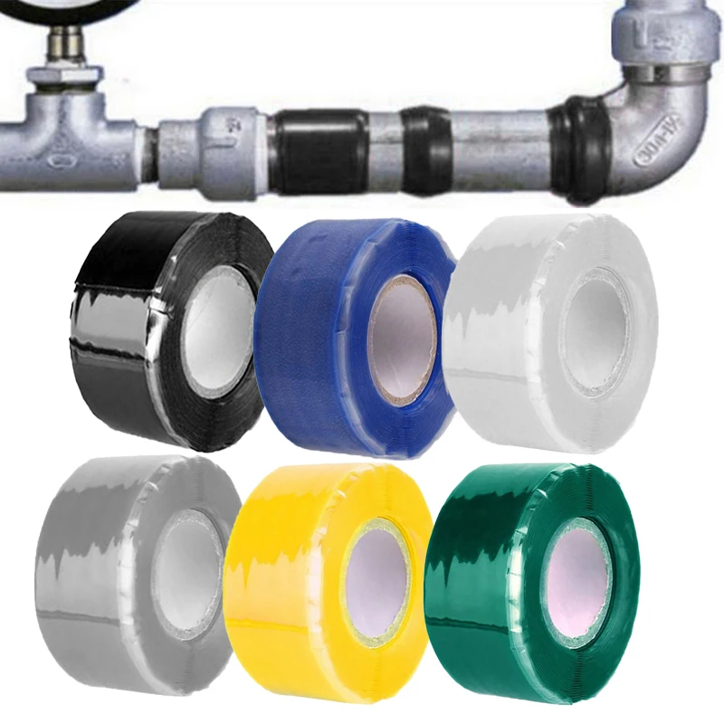 

Super Strong Fiber Waterproof Tape Stop Leaks Seal Repair Tape Performance Self Fix Tape Adhesive Sealing Tape 1.5m x 2.5cm New