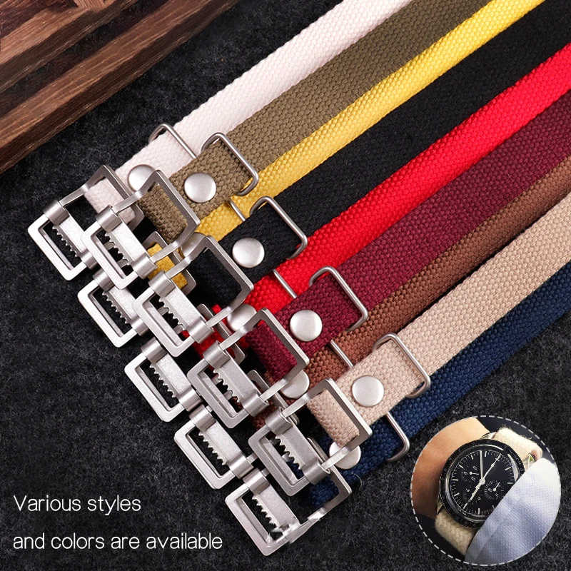 Высококачественный нейлоновый ремешок для часов ремень Nato дизайн холщовая ткань