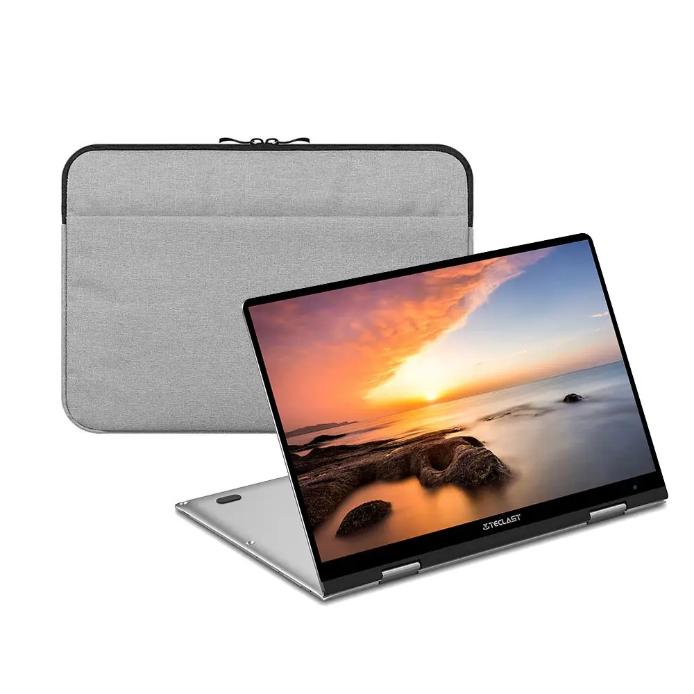 Ноутбук Teclast F5 с ОС Windows 8 ГБ ОЗУ 256 ГБ SSD Intel Gemini Lake N4100 1920*1080 Быстрая зарядка 360 Вращающийся сенсорный экран ноутбук - Цвет: laptop and bag