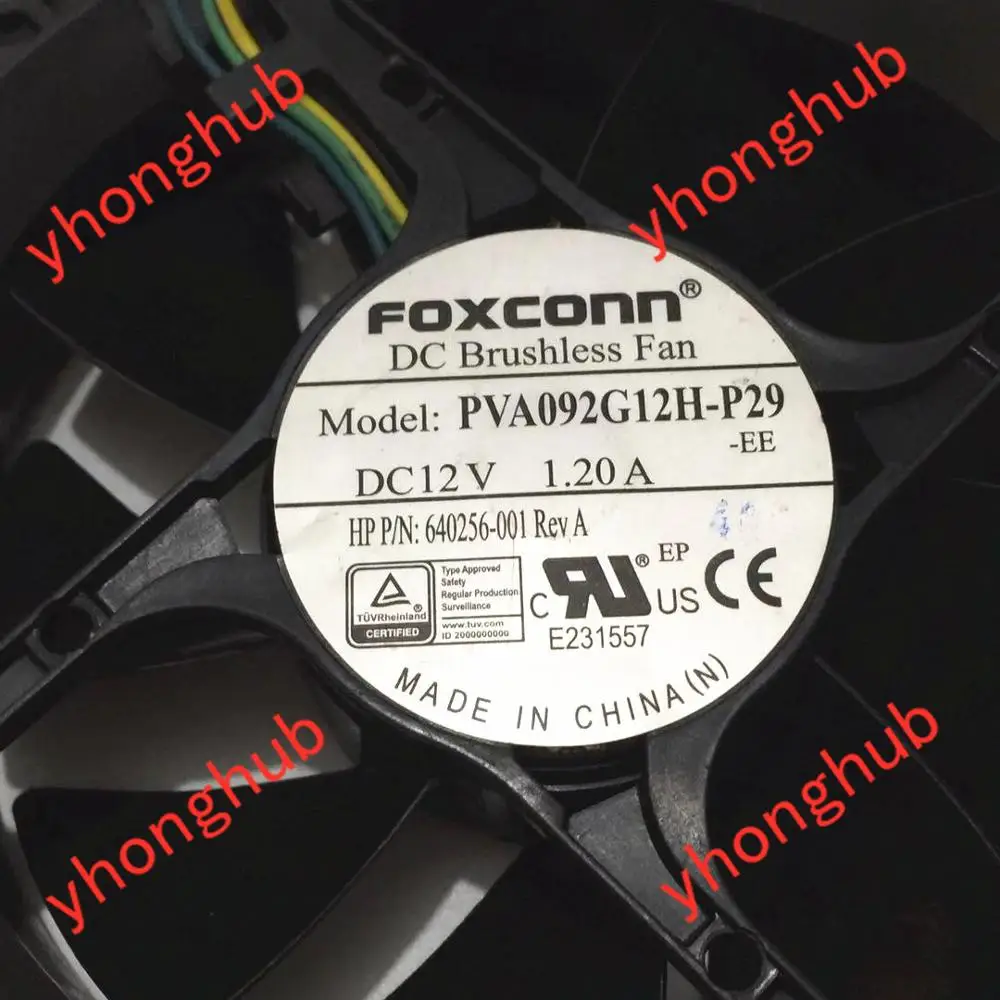Foxconn PVA092G12H-P29 640256-001 -EE DC 12V 1.20A 90x90x25 мм вентилятор охлаждения сервера | Компьютеры и