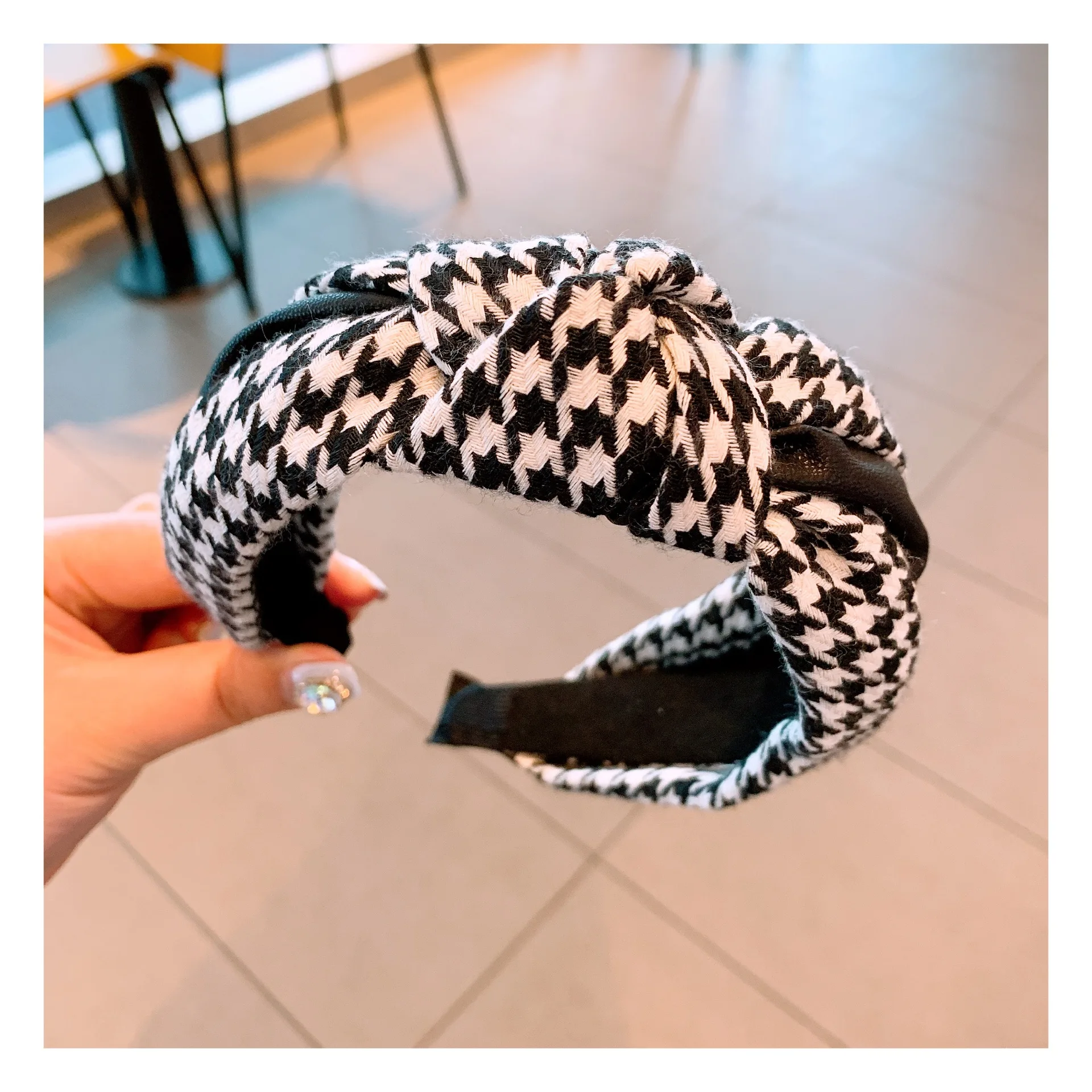 Повязка для волос в корейском ретро-стиле с бантом и цветами |