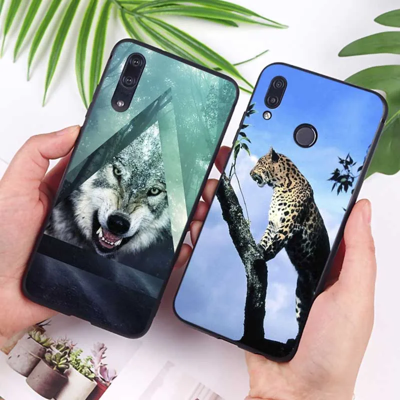 Для huawei honor 20 lite 8x 9x pro 10 v30 Мягкий силиконовый чехол для телефона модный Тигр