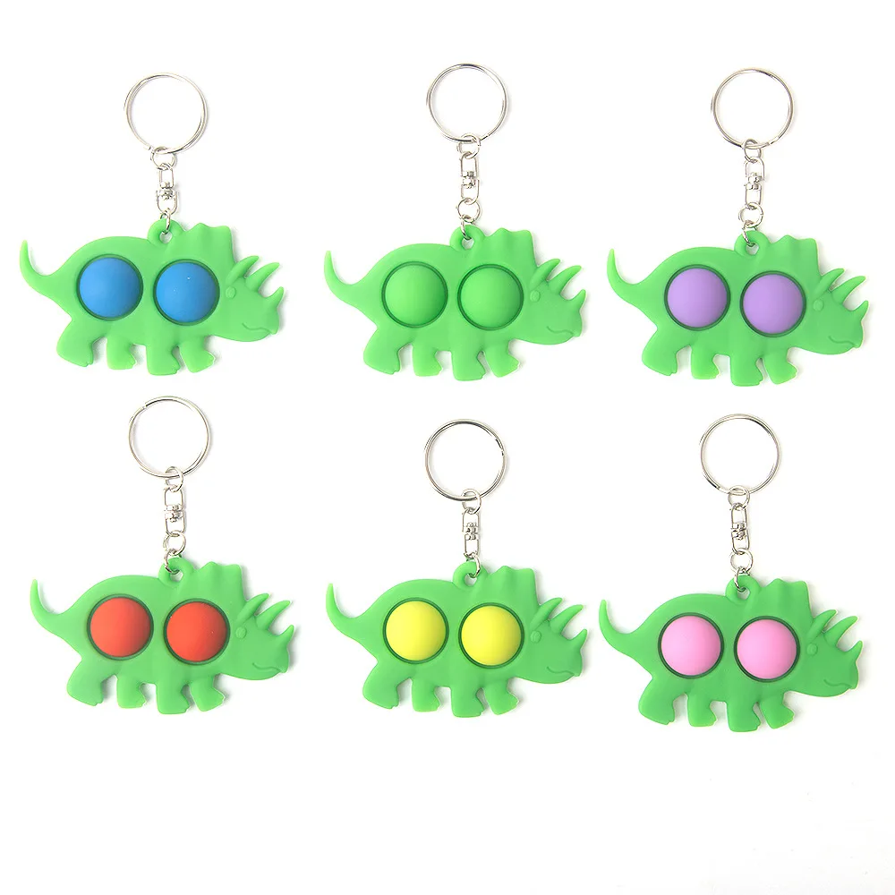 

Push Bubble Sensory Fidget Toy Autism Need Reliever Anti-Stress Tyrannosaurus Pterosaur Shape Soft Gift Simple Dimple Fidget Toy