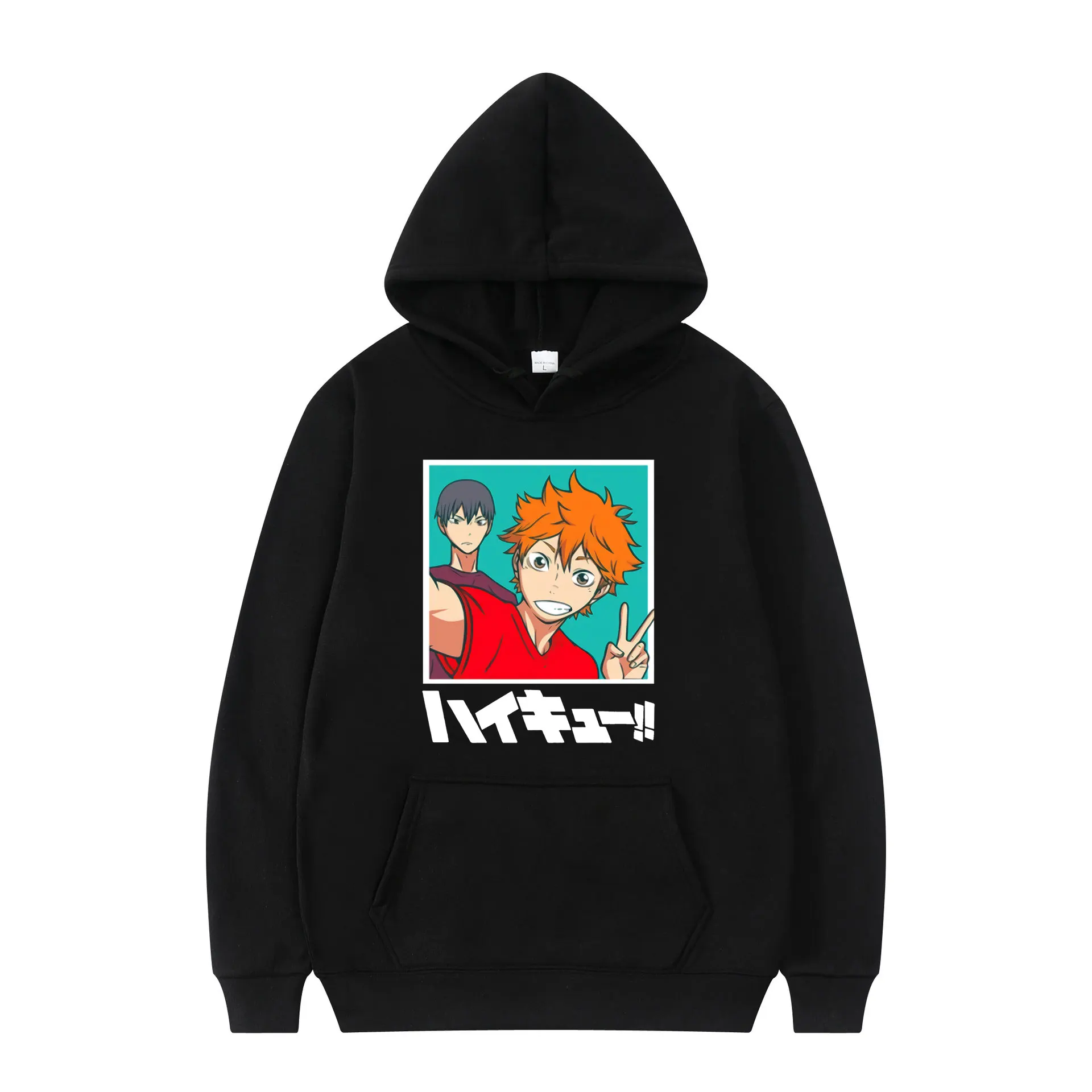 

Новинка 2021, стильные толстовки высокого качества с японским Аниме Haikyuu, одежда с принтом, стильная одежда большого размера, одежда с длинным ...