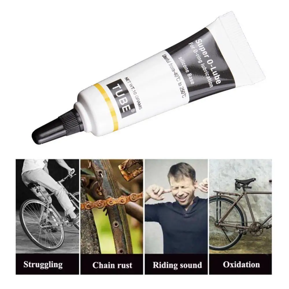 Пищевая водостойкая силиконовая смазка 10 г 1 шт. с уплотнительным кольцом для