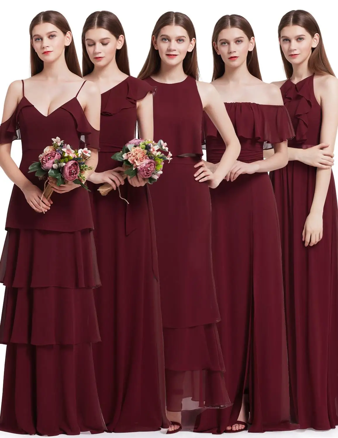 2020 Новое Элегантное платье для невесты Haliter классическое без рукавов длиной до - Фото №1