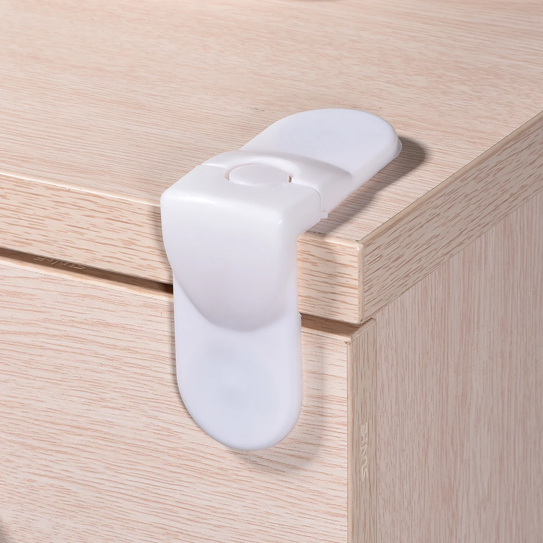 

uxcell 4pcs Cabinet Locks,Proof Adhesive Locks for Drawers,Cabinets,Doors White