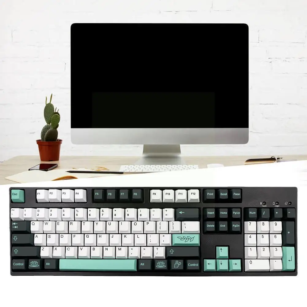 

137 S Pbt красящая Подставка Крышка для механической доски Gmk ботаническая крышка s профиль с Iso Enter 6u 6.5u 7u пропускная панель B7h2 L3Y2