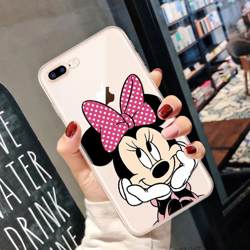 minittou Ультратонкий чехол для iphone 8, 7, 6, 6S Plus, мягкий прозрачный чехол из ТПУ с рисунком забавной лягушки для iphone X 11 Pro XS, чехол для MAX XR - Цвет: minittou
