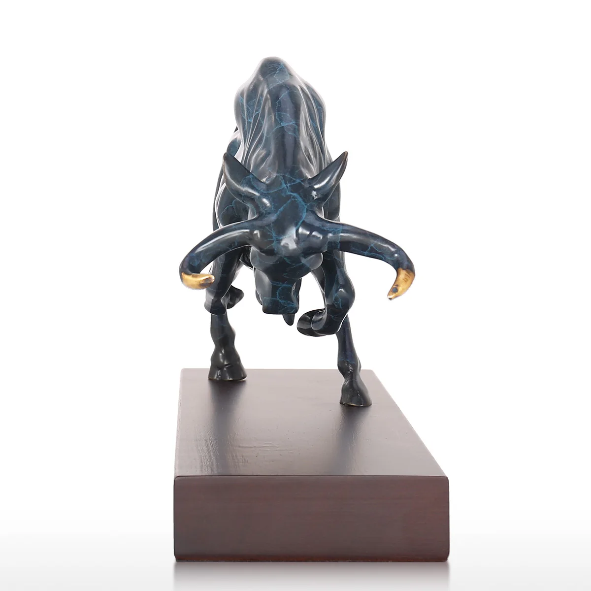 Энергичная Бронзовая Скульптура Быка с полной импульсной силой скульптура