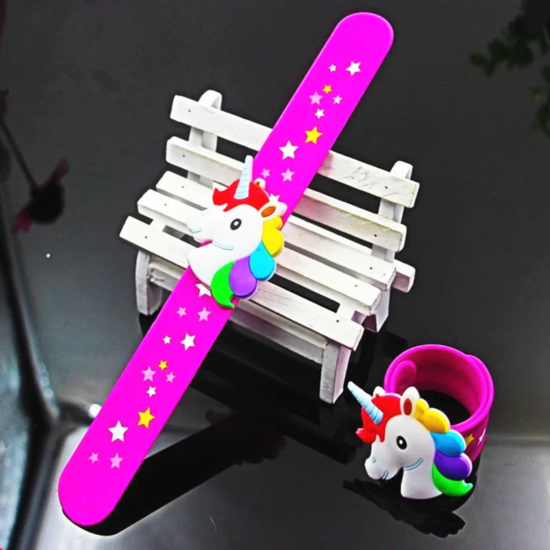 1 шт. Радужный Браслет с единорогом резиновый браслет на День святого Валентина