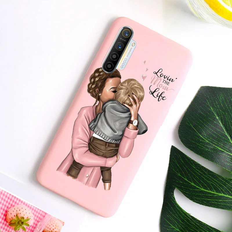 Для Oppo A9 A5 2020 A31 A91 A92S A1k A52 A72 A92 силиконовый чехол для мамы и ребенка Realme X50 6 Pro 5 Reno 4 3