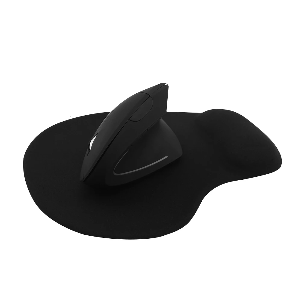 CHYI Беспроводная Bluetooth Вертикальная мышь эргономичная 800/1200/1600 dpi красочная подсветка с подставкой для запястья комплект для ПК ноутбука