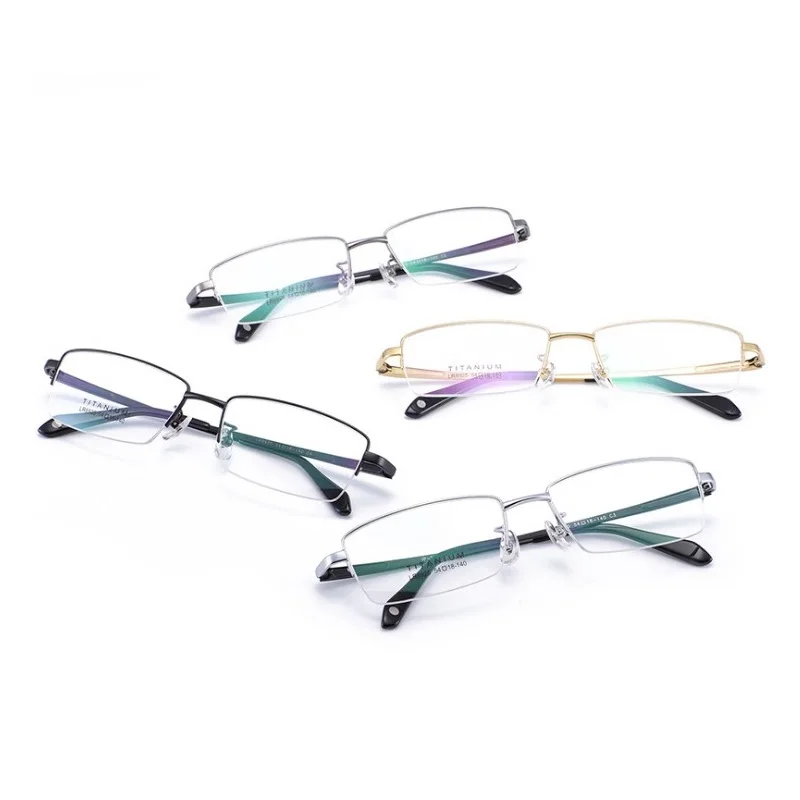 

W-140 Titanium glasses business men's eyeglasses frame ultra light optical eye protection myopia reading glasses frame eyewear