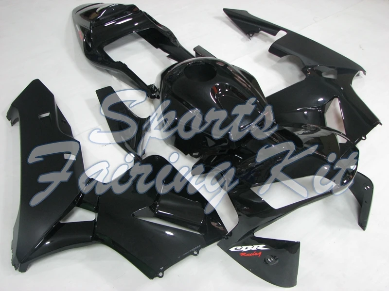 Обтекатели для CBR600 RR 2003 2004 черные наборы тела CBR 600 Abs обтекатель 600RR 2004|Полные