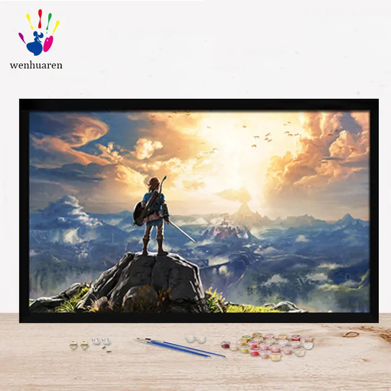 Paint By Numbes художественная краска по номерам Saidar Legend игра ручной работы для