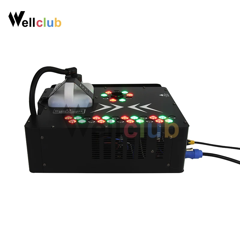 1 шт. светодиодный распылитель тумана 1700 Вт RGB цветной воздушный столб дымовые