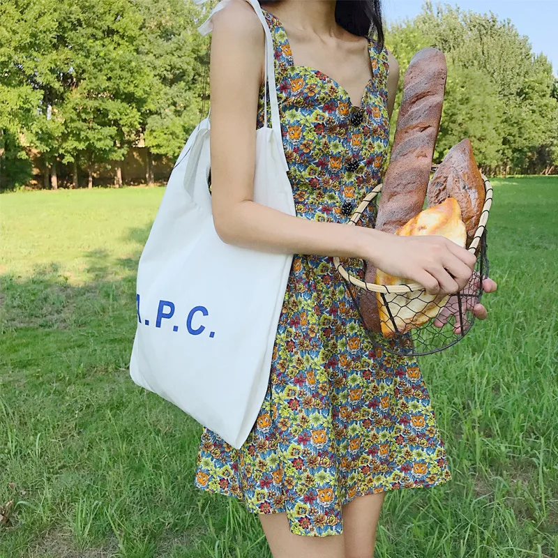 Youda 2019 новая простая парусиновая сумка с буквенным принтом сумки на плечо в