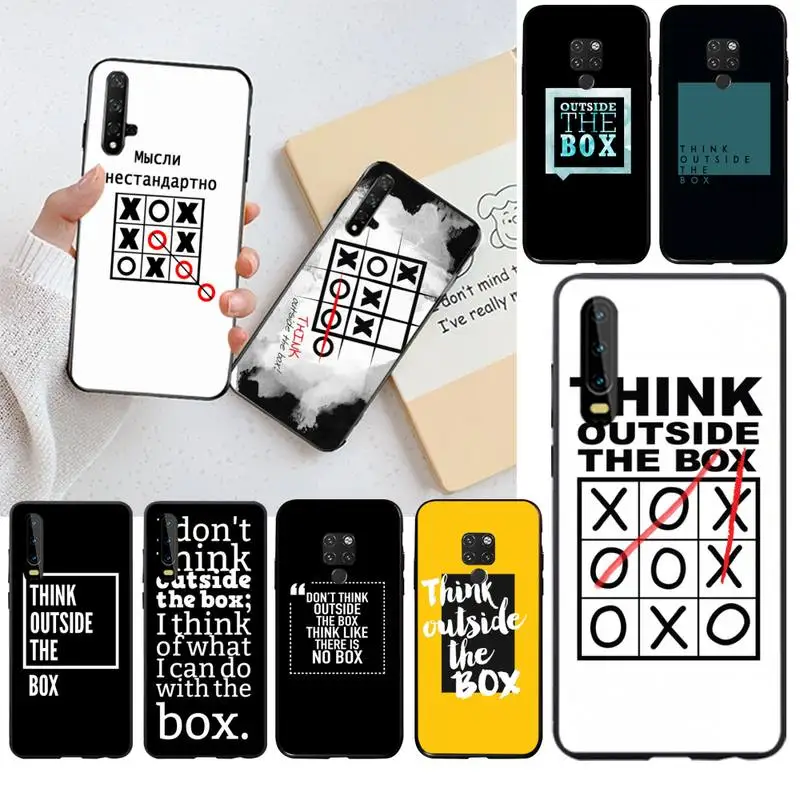 Чехол для телефона Think Outside Box роскошный уникальный дизайн Huawei P40 P30 P20 lite Pro Mate 20 P Smart