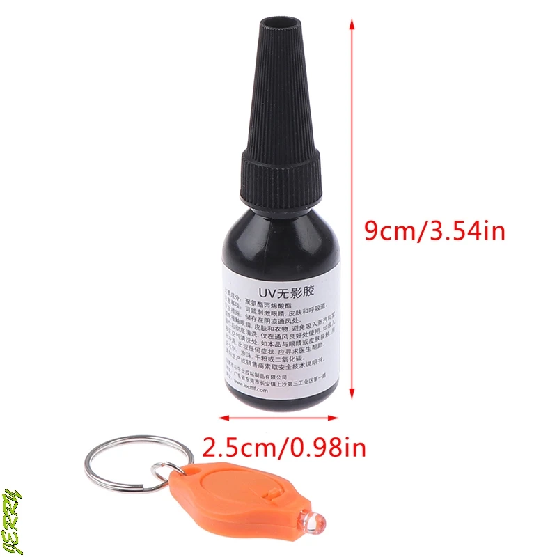 2021 Новый 10 мл УФ клей высокопрочный отверждаемый прозрачный хрустальный