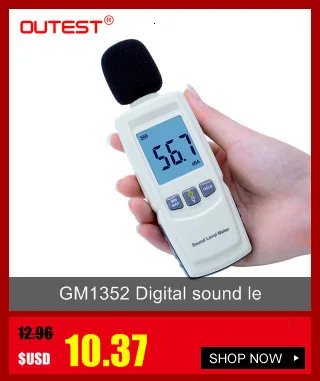 OUTEST ЖК-дисплей цифровой измеритель уровня звука шум тестовой децибел мониторинг тестер регистратор шум аудио детектор 30-130дб с USB