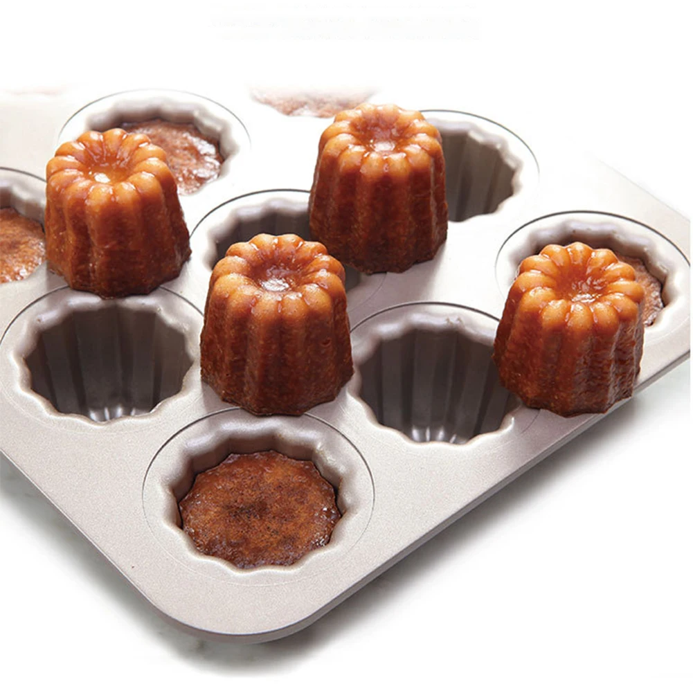 

12 Cup Cupcake Pan Muffin Tray Cupcake Mold Muffin Pan Carbon Steel Baking Pan Non Stick Bakeware Biscuit Pan Microwave Cake