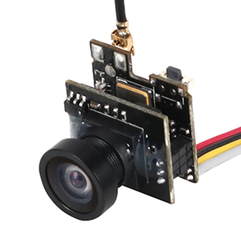 LST-S2 + AIO 800TVL CMOS Мини FPV камера RC игрушки части аксессуары с OSD антенной для