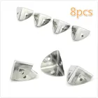 8 шт. антикварная металлическая деревянная винная коробка, защитный уголок, защитный чехол, защитный уголок, Подарочная коробка, угловой чехол