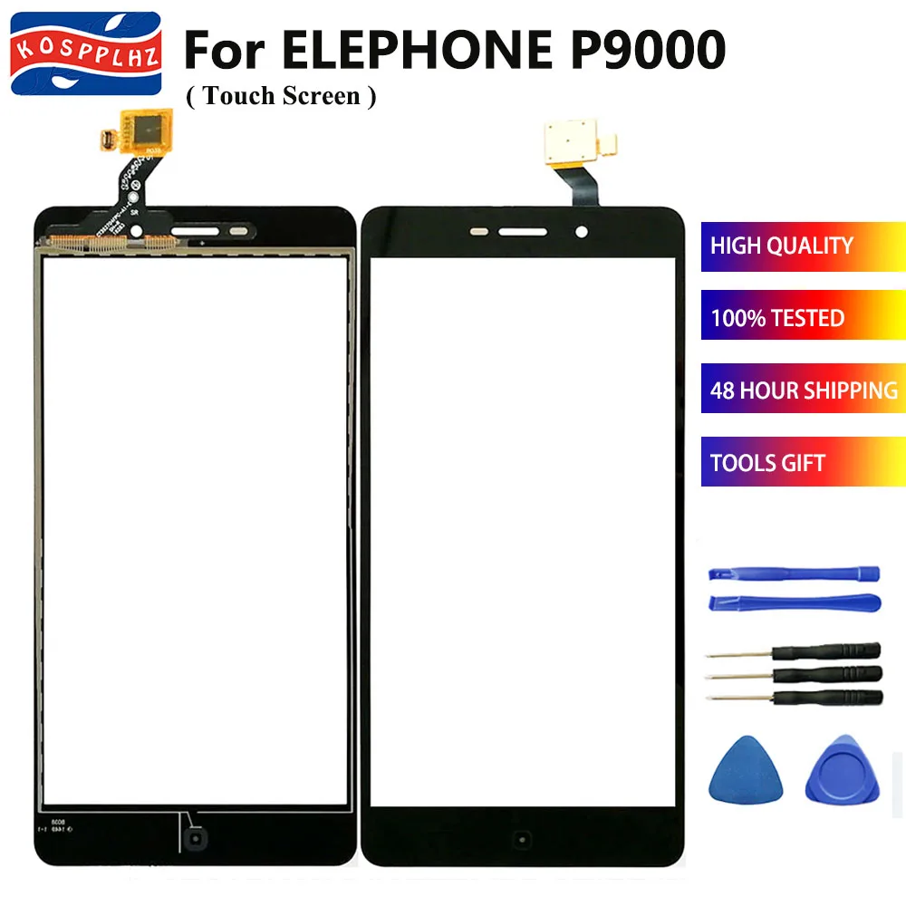 100% новый сенсорный экран для Elephone P9000 / Lite дигитайзер Датчик Переднее стекло