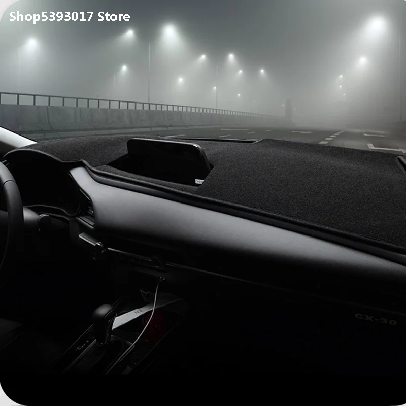 For Mazda CX30 CX-30 2020 2021 Car Center Console Dashboard Mat Rear Window Light Sunshield Pad Protector Trim Accessories | Автомобили и