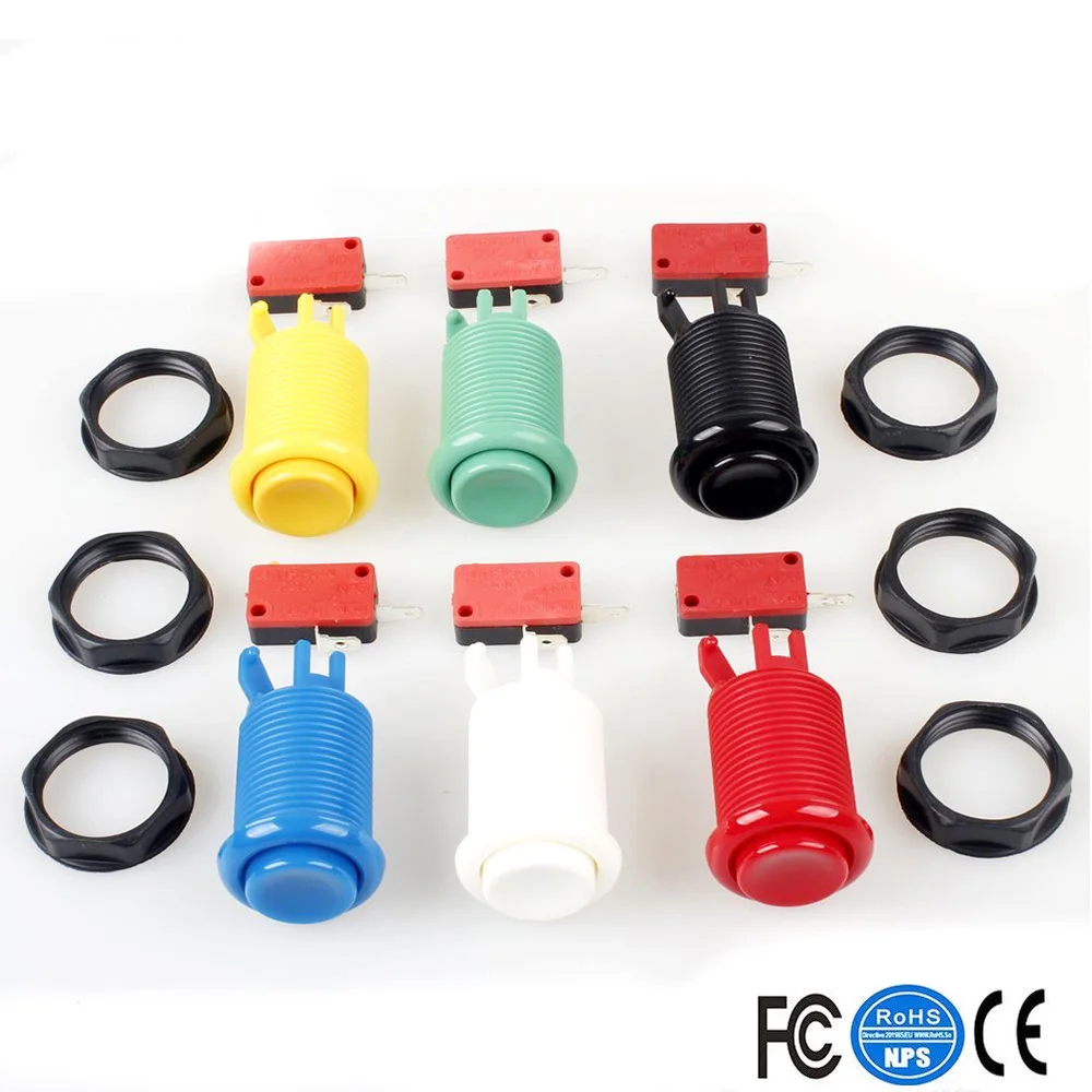 Аркадный набор сделай сам американский джойстик и Нажимные кнопки в стиле HAPP с