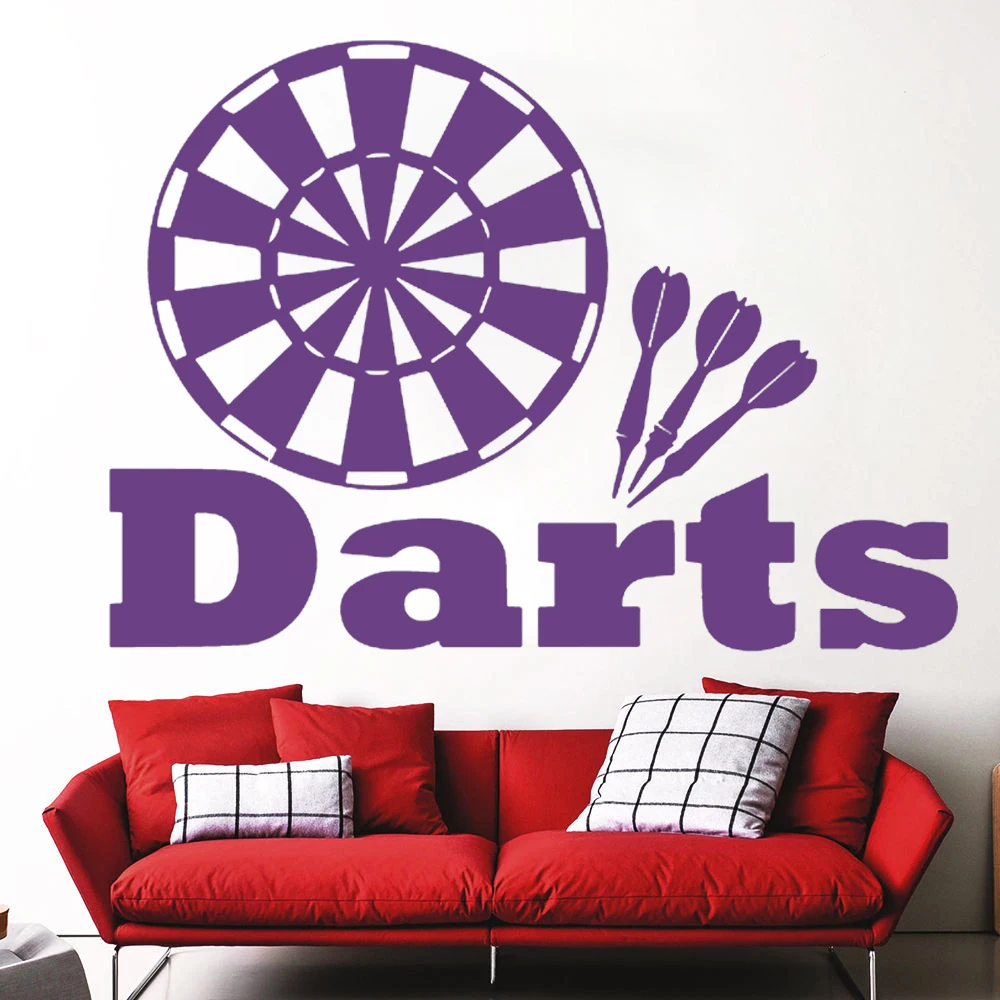 Removable Vinyl Wall Stickers Target Darts Wall Decals for Kids Boys Room Nursery decor Wall Art Poster Vinilos Paredes HQ526