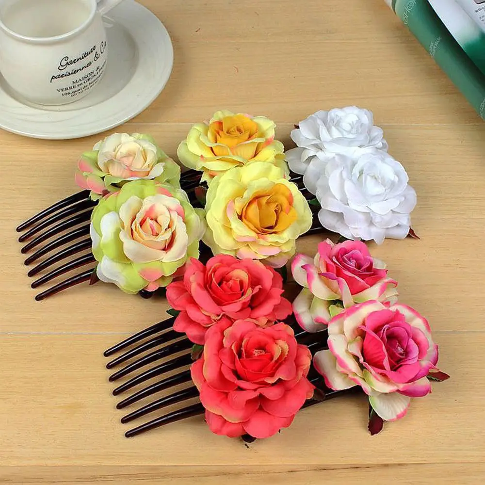 1 шт. розы гребни для свадебной моды ювелирные свадебные украшения ручной работы