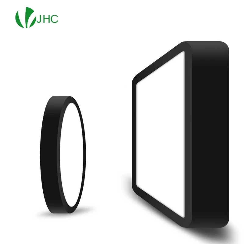

1pcs black LED Panel Light 6W 9w 12W 18W 24w Surface Mounted LED Ceiling Lights AC85-265V Round Square LED Downlight