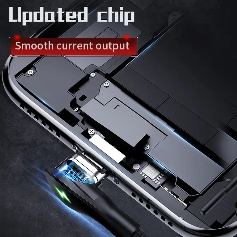 27 Вт USB C Магнитный зарядный кабель магнит Type-C для быстрой зарядки шнур сплав
