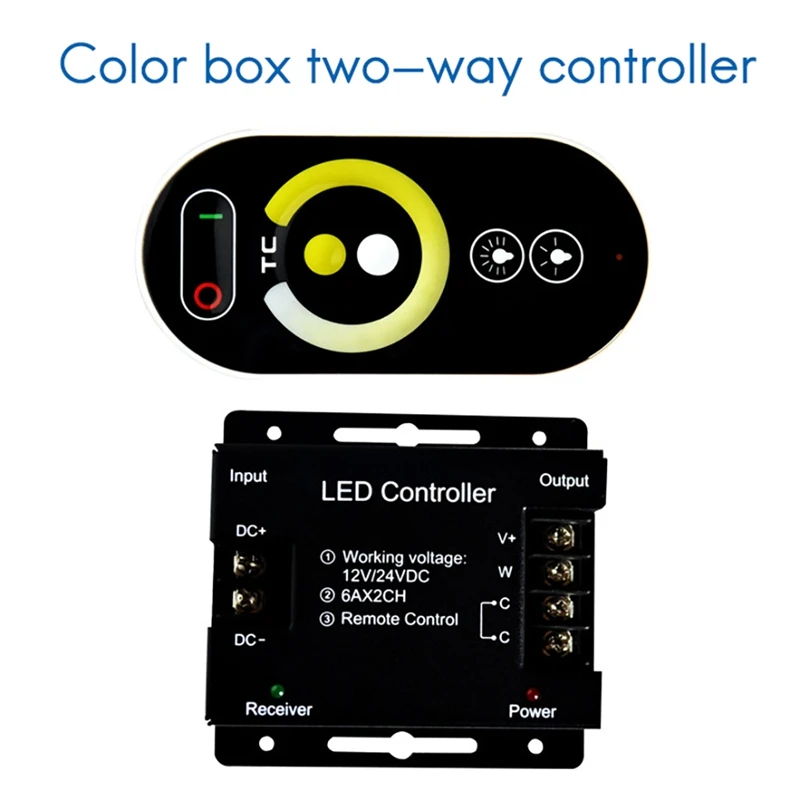 LED Controller Full Press Remote Control Dual Color Temperature Led Dimming and Mixing RGB Dimmer | Безопасность и защита