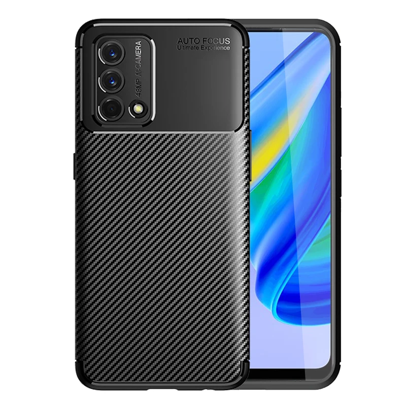 

For Cover OPPO A95 Case For OPPO A95 A 95 Capas Armor Shockproof Bumper Phone Back Soft TPU Cover For OPPO A95 4G Fundas 6.43"