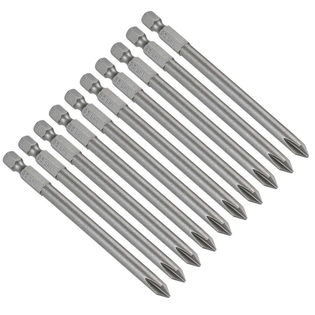 

Uxcell 1/4-дюймовый шестигранный хвостовик 100 мм длина крестовина 6PH1 Магнитный Отвертка S2 отвертка Биты 10 шт.